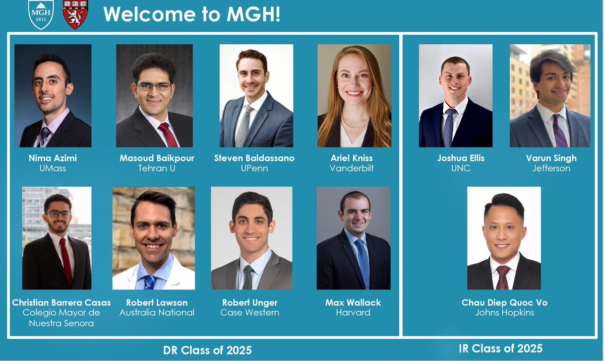 mghradchiefs's tweet photo. Congratulations to our new class of residents - we are thrilled to have you as part of the family!! #MatchDay2020 #Radres https://t.co/rm33Dj8nT9