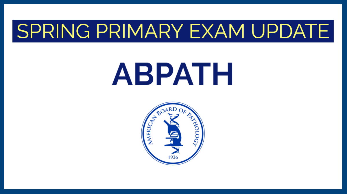TheABPath's tweet photo. An update regarding #COVID-19 and the Spring 2020 Primary exam has been posted at https://t.co/MOS7PgjA0M  #pathology #pathologists #pathboards https://t.co/TgxA88kEsM