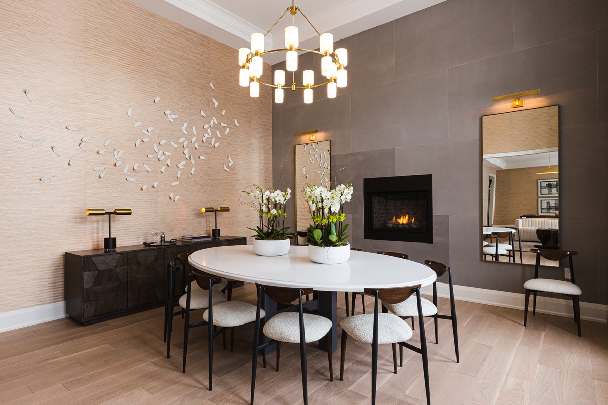 Princess Margaret Lottery On Twitter This Art Mural In The Dining Room Of The King City Showhome Is A Showstopping Piece That Was Designed By A Local Toronto Artist Sarahbaeumler And Anthony