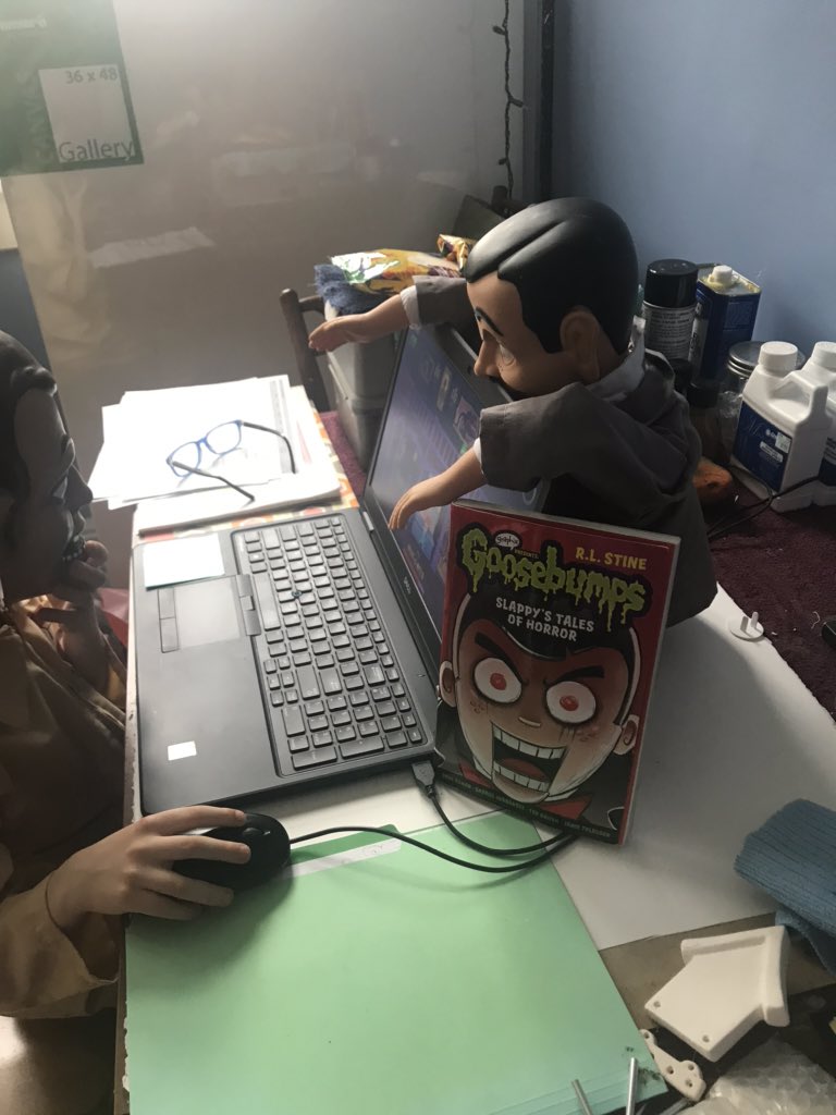 WattyWords's tweet photo. @RL_Stine we are having a slapping good time! https://t.co/eVKZtJX5LK