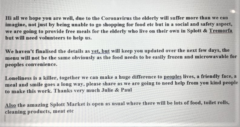 Hi all please see below, we wish you all the Best of Luck, stay safe &amp; as <a href="/jerryspringer/">Jerry Springer</a> would say "Take Care of Yourself &amp; Each Other" 
#Covid_19 #luvlygrub #splott #tremorfa