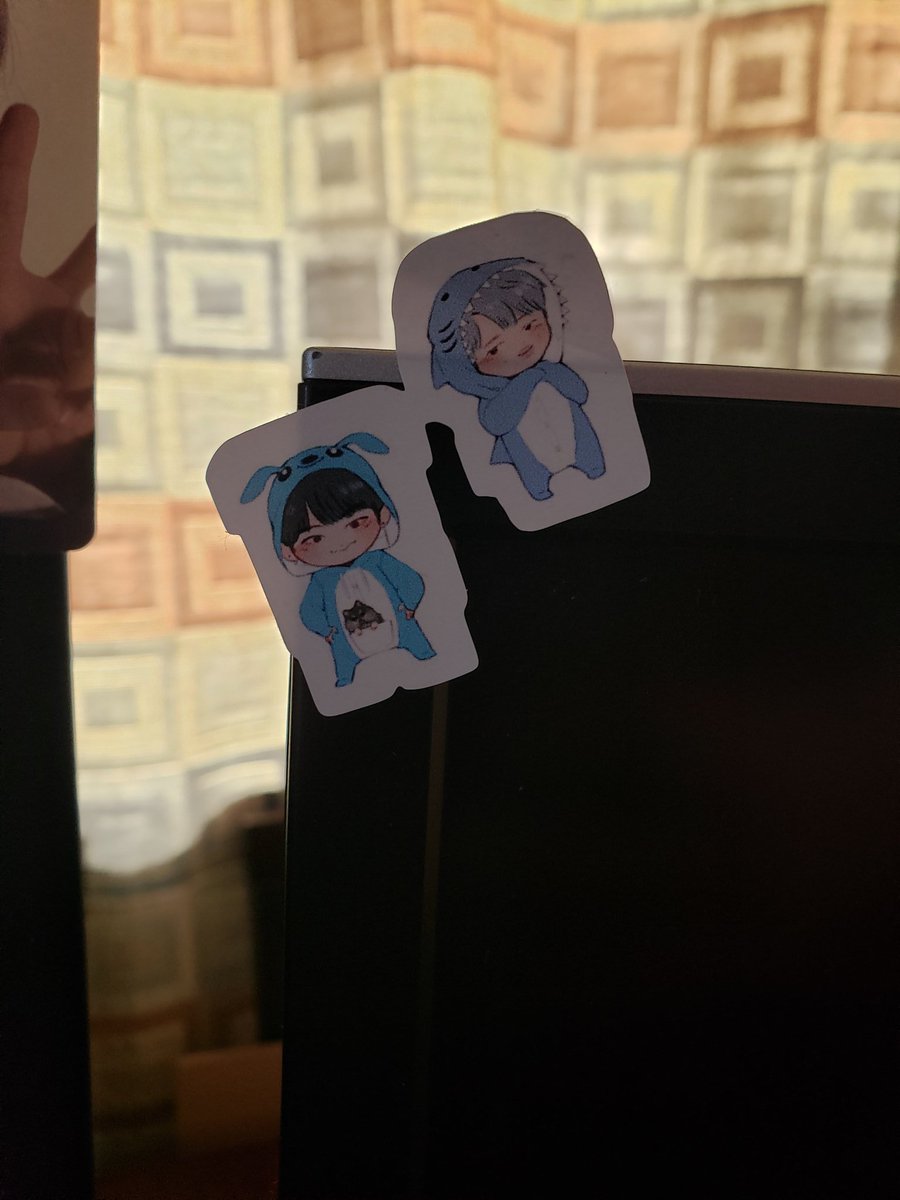 AllyseMarieB's tweet photo. @mao_moony I love my stickers 💜 they've kept me company at work for over a year now! I'm just glad they didn't come off during the move!

High quality stickers my dear!! https://t.co/O6tnMfpxdl