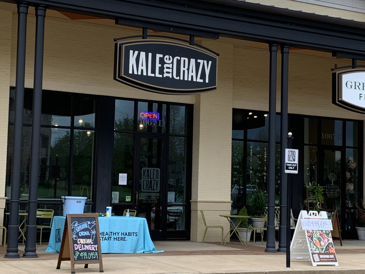Well @KaleMeCrazy!  This restaurant is offering curbside service and delivery!