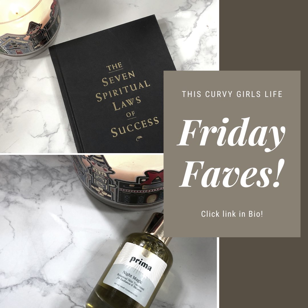 CurvyGirlsLife's tweet photo. Sharing my #FridayFaves on the blog! I have some faves that you will love including my favorite book currently and #CBD facial oil that is Amazing! Click link in bio or visit https://t.co/9tUwzMmb6f
#FavoriteThings #ThisCurvyGirlsLife https://t.co/BWLWYi7k3X