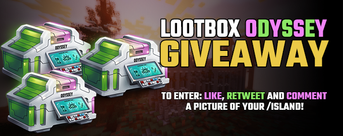 CosmicSkyblock's tweet photo. Cosmic Sky: Odyssey is HERE!

What better way to celebrate than give you the chance to win a Lootbox: Odyssey to kick start your map!

We're giving away up to 3x Lootbox's for you to win! https://t.co/UhTxOAPbvU