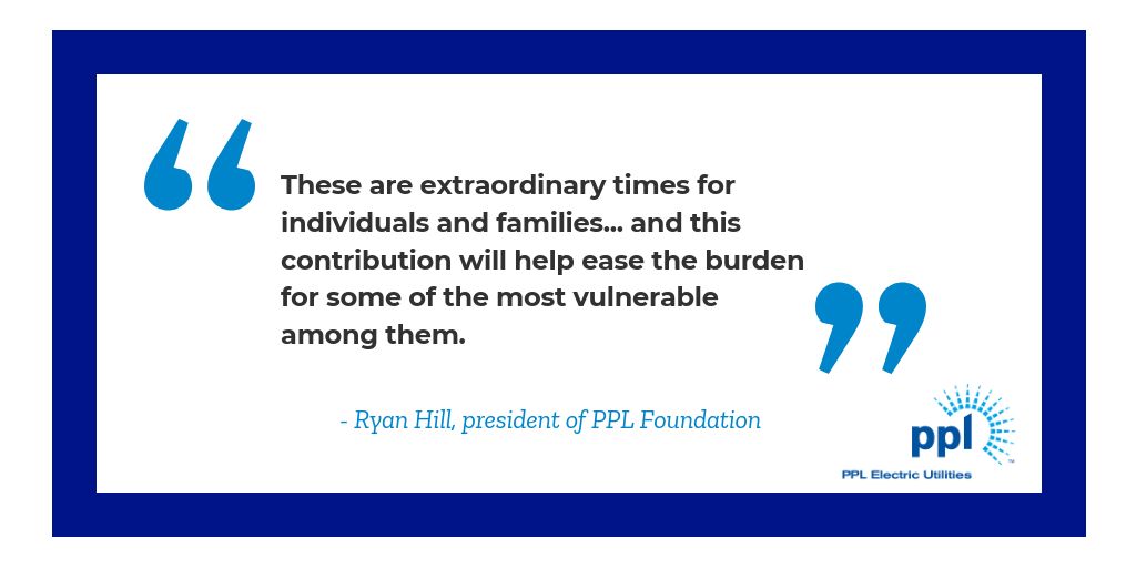 The PPL Foundation has contributed $500,000 to our Operation HELP program to support customers dealing with temporary financial hardship. #pplcares #COVID19 ow.ly/WBF450yRhE5