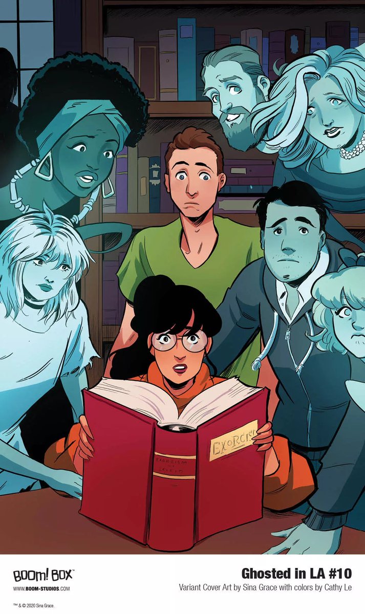 TheFakeFangirl's tweet photo. This is hands down my favorite @SinaGrace cover (with @diastrons colors!) for #GhostedinLA... the Scooby gang's all here!! (But who's creepin' over there in the back?)
Don't miss out on GHOSTED IN LA #10, available April 8! https://t.co/1ni3oGDVzd