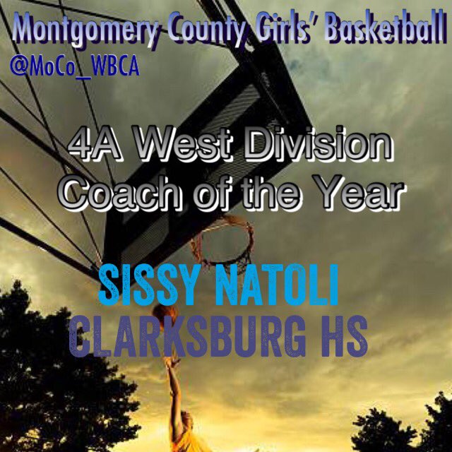 moco_wbca's tweet photo. The #MCPS #4AWestDivision #CoachOfTheYear is Sissy Natoli of @CHSCoyotes! Sissy has won back 2 back #COY honors as @CburgGBball won back 2 back division titles, going 15-1 in division last 2 yrs. This year they won their first #RegionTitle as well! #MoCoGBB #COY 👍👏🏀⛹️‍♀️ #AllMets https://t.co/szbTjNiTXq