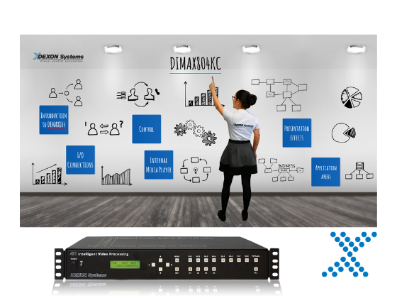 DexonUsa's tweet photo. Check out the latest video from Dexon showcasing DIMAX804KC - your all-in-one solution matrix:

https://t.co/dYEJG44uao

#ProAV #AVTweeps #DEXONtech #4K #CorporateAV #AVmatrix #PresentationMatrix #InfoComm20 #LiveEvents

Contact Dexon USA to learn more https://t.co/Nxr9lsEfuE https://t.co/WQe8y3rBNj