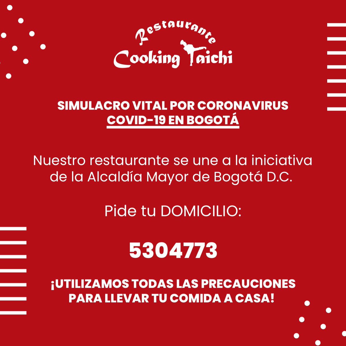 cual_estuplan's tweet image. Atenderemos únicamente DOMICILIOS Estamos tomando todas las medidas de prevención y ponemos a disposición de los ciudadanos nuestros alimentos que llegarán directo a su hogar. ☎️¡Llámanos al 5304773!

Vía @CookingTaichi