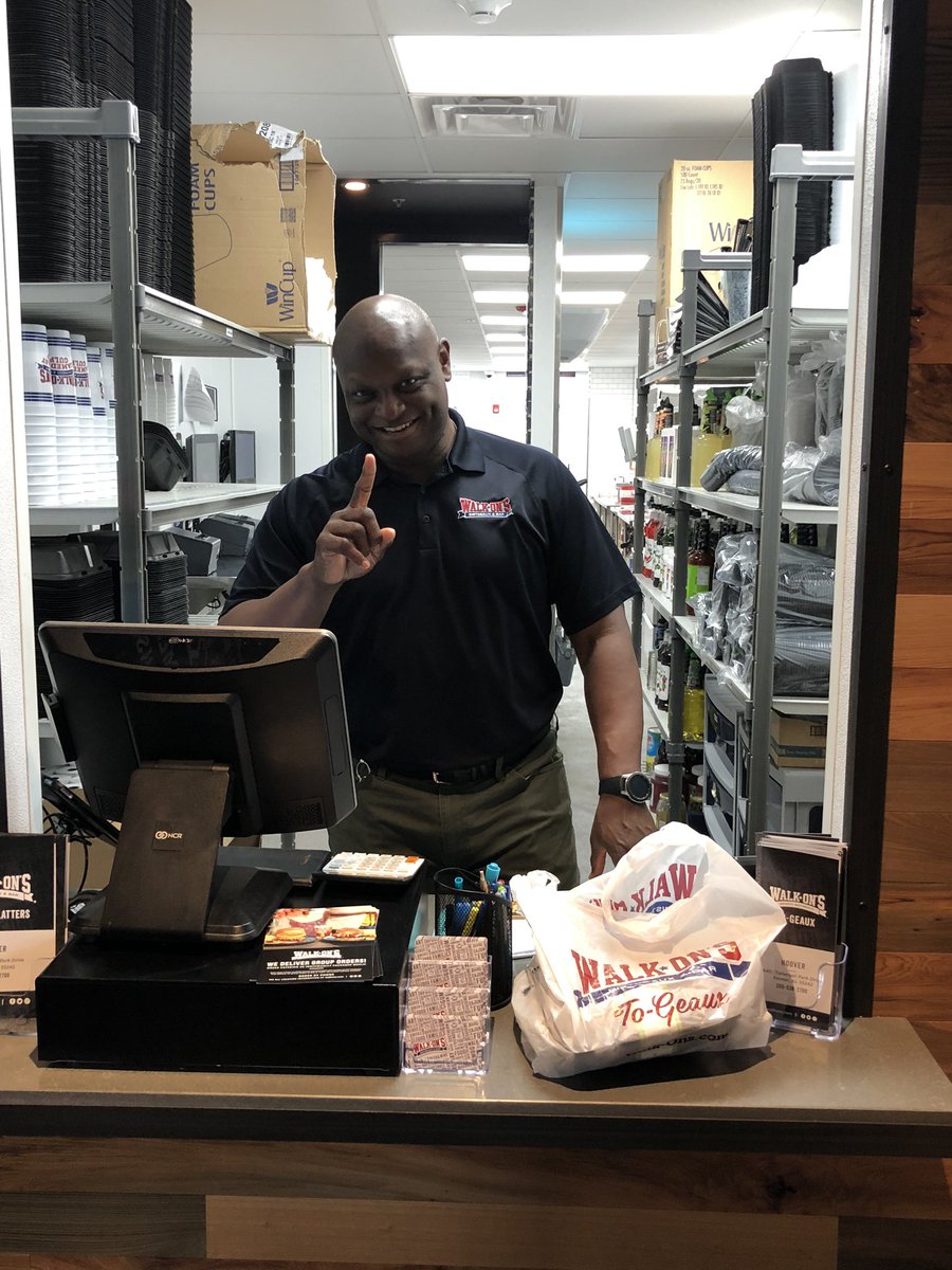 Missing sports just got a little better with <a href="/walk_ons/">Walk-On's Sports Bistreaux</a> To-Geaux! They’re offering curbside pickup and free delivery via the Waitr app with code WALKONS! I had an awesome burger for lunch today. Y’all call my man Ken!