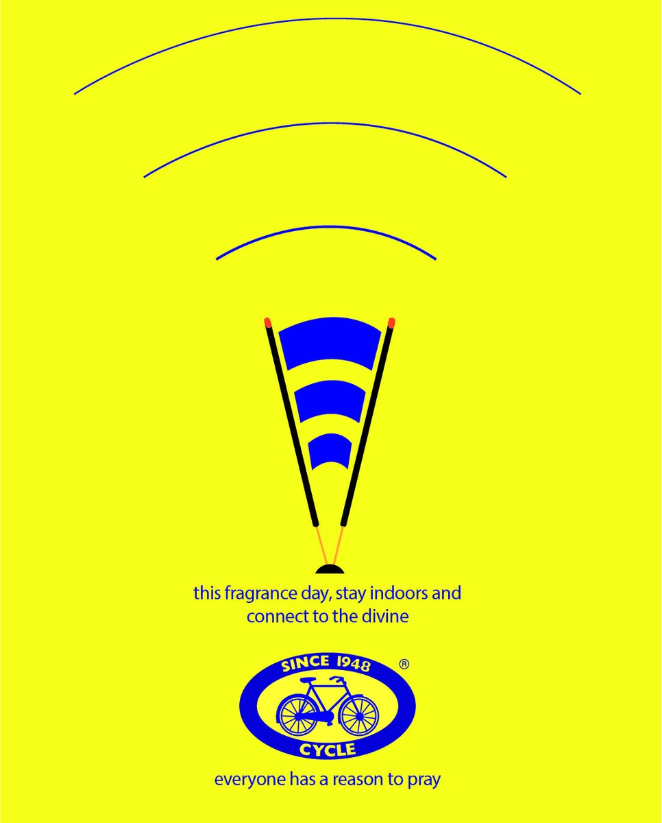 CYCLEdotIN's tweet photo. This fragrance day, stay indoors and connect to the divine.
#EveryoneHasAReasonToPray #FragranceDay #CyclePureAgarbatti #PureDevotion https://t.co/QG4h4xX7gY