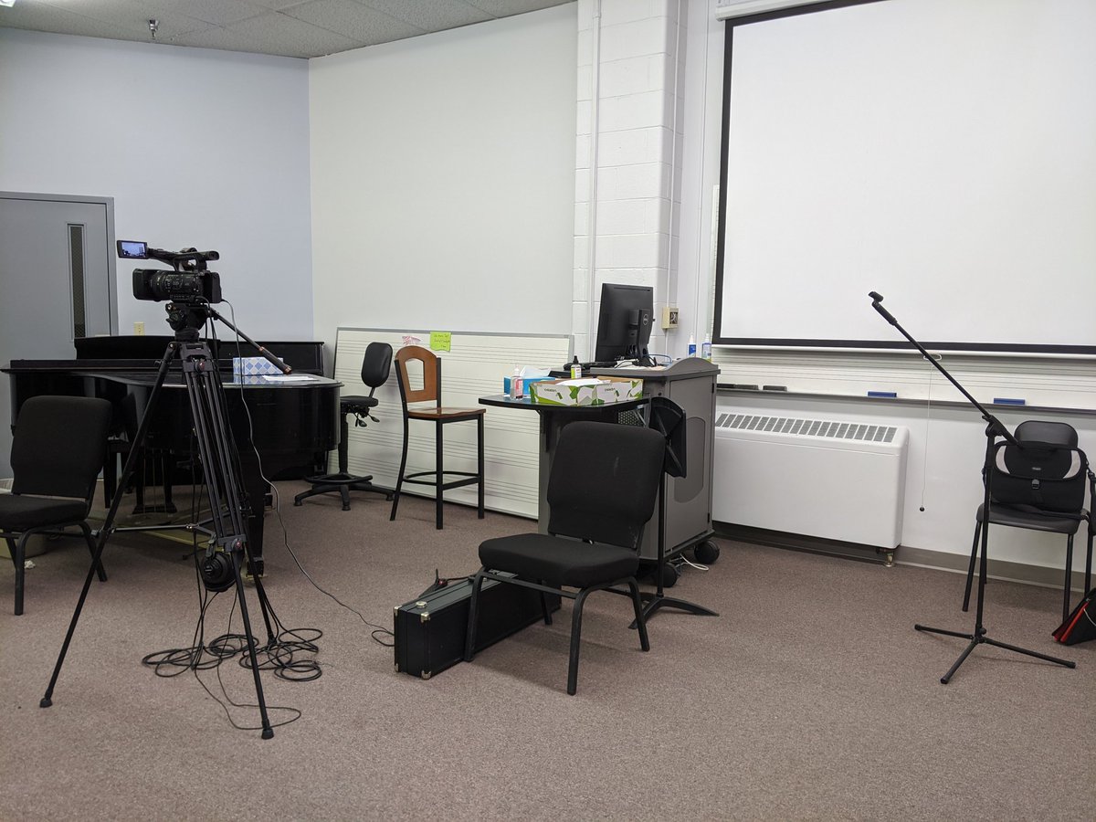 KSW_ProfDev's tweet image. Here in Professional Development, we do whatever needs done! Getting ready to record a session for asynchronous music instruction with our fabulous @upikebears faculty!