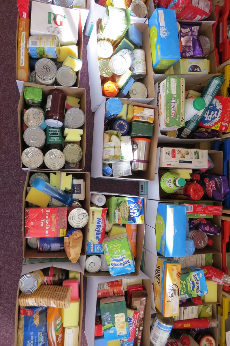 Thank you for your generosity and support.  We have 18 food hampers ready to go to those in need and money to make up lots more.
