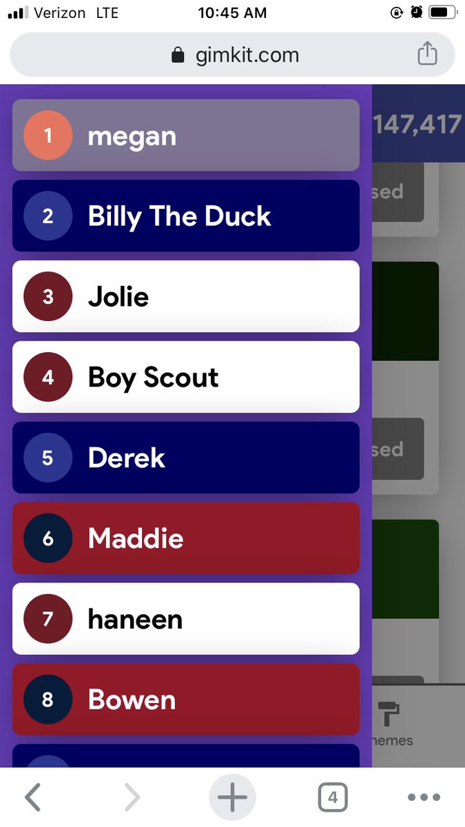 PapillonAnne's tweet photo. 15 of our dedicated French 2 students logged into @gimkit this morning for a live game!  We had a few issues (the game never ended?), but we definitely had fun and reviewed our vocab! #oplearns #langchat #mfltwitterati #nysachat https://t.co/RXlwNCLzZG