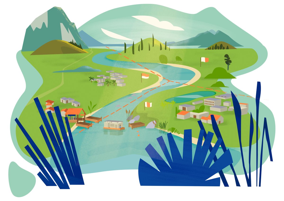 #ClimateChange knows no borders. The aim of transboundary river commissions is the cooperative management of water resources beyond their geopolitical borders.#ClimateAdaptation demands collaboration to protect ecosystems. Let’s manage our water jointly! #EveryDropCounts #WWD2020