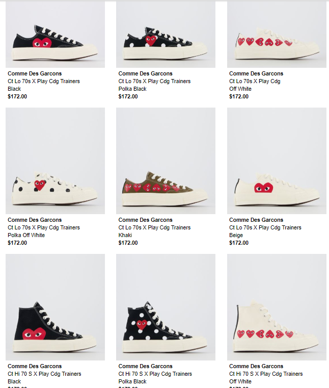 offspring comme des garcons
