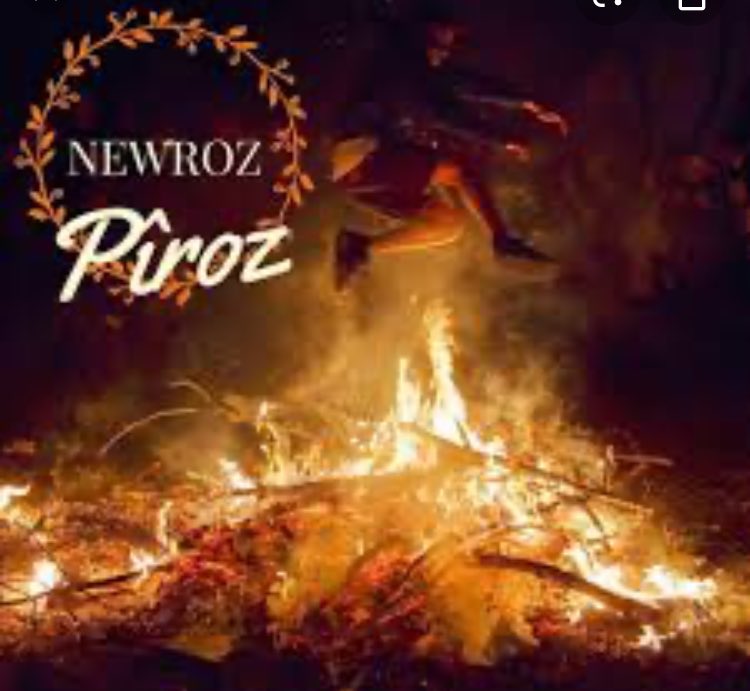 Newroz pîroz be 🔥
نوروز بيروز بى.
Happy new year!