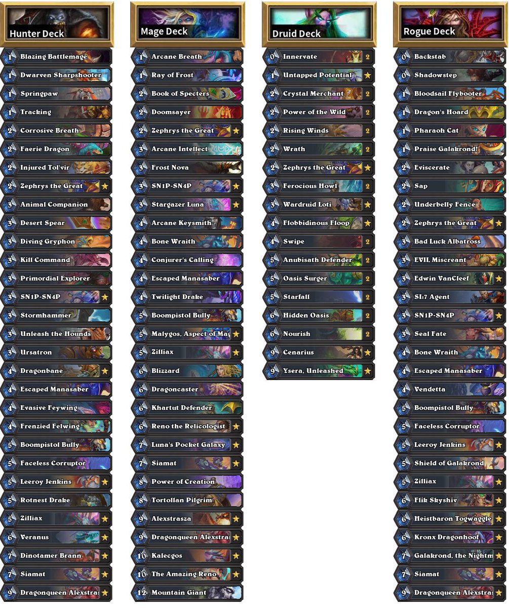 Here's my lineup for Masters Tour living room.