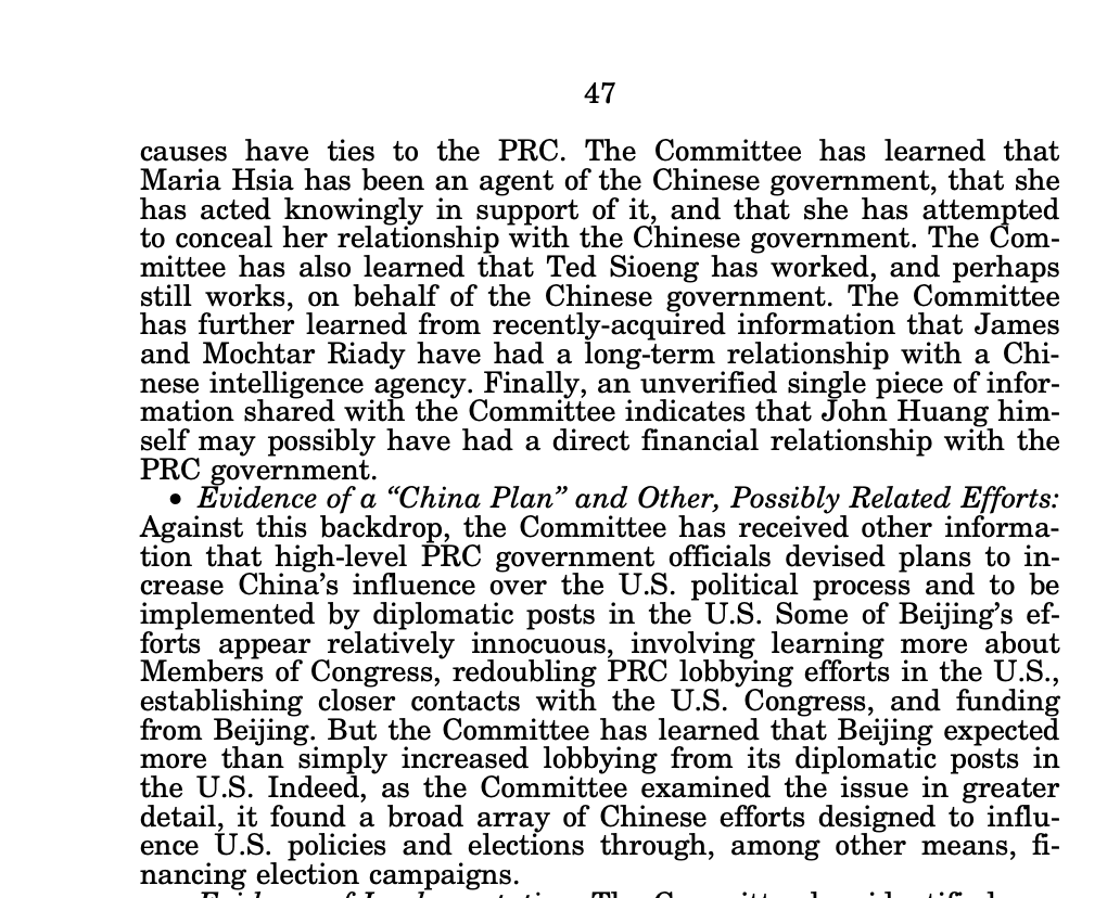 4/More bkgd on Chao hubby's pal Maria Hsia, incl. link to "The China Connection: Summary of [Sen. Govt Affairs] Cmte Findings Relating to Efforts of the People's Republic of China to Influence U.S. Policies" https://www.washingtontimes.com/news/2002/feb/15/20020215-035747-9451r/ https://www.govinfo.gov/content/pkg/CRPT-105srpt167/pdf/CRPT-105srpt167-pt1.pdf