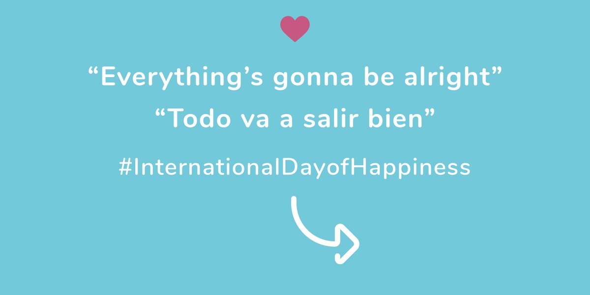 Metricool's tweet photo. "Cause everything's gonna be alright" do you remember the song 🥰
Remember: Stay safe, healthy and happy...and of course... #stayathome 💙

#InternationalDayOfHappiness 💙💙💙

I leave you in this thread some videos that will make you smile 😊 https://t.co/EWoxHfPvYK