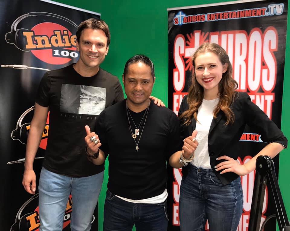 TyroneTann's tweet photo. U can #TuneIn On-Air right now on https://t.co/djSOzSfbgh Radio, w/ my Guest; (Actor) @kashhovey, who stopped by in2 the studio, 2Promote his Newest Movie; #UndateableJohn & More! #CheckItOut! -w/ Guest CoHost (Actress) #AleksandraJade. Or Click Link!: https://t.co/fMoqVCSVYK https://t.co/Pi2c9MCeC1