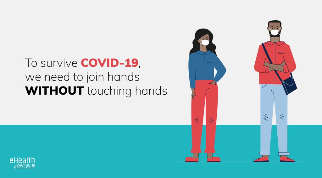 eHealth4every1's tweet photo. As a Health-tech &amp; data organization, we encourage you to combat COVID-19 with data.
Don’t panic unnecessarily. Seek for the right sources of data and information @WHO @NCDCgov. Please stick to the routine hand washing, social distancing &amp; self-isolation. #COVID19 #CoronaVirus https://t.co/FO0oQGrTCA