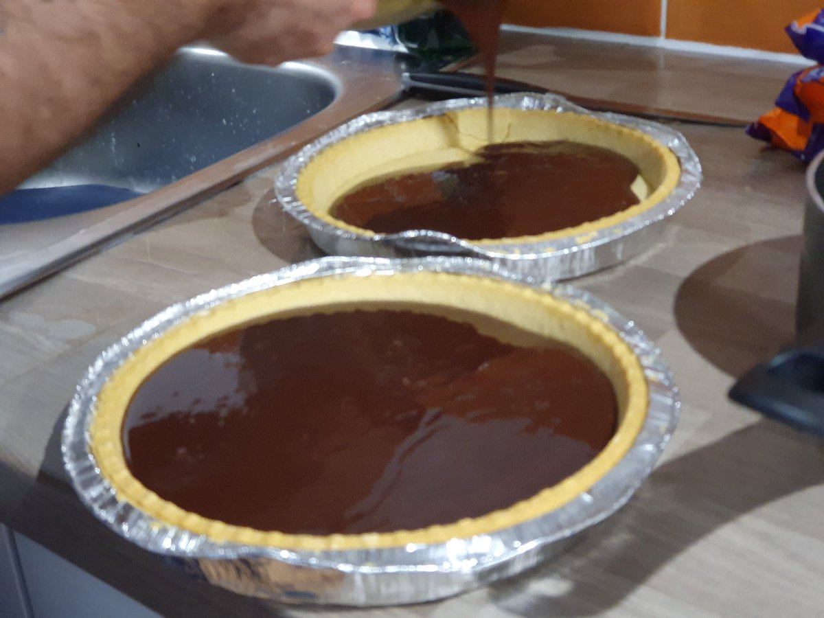 NHC_Merchants's tweet photo. Millionaires chocolate tarts, because who doesn't need a treat during these difficult times. 
#cookingfromscratch #madefromscratch #homemade #mentalhealth #OccupationalTherapy https://t.co/jfDCDGkgx2