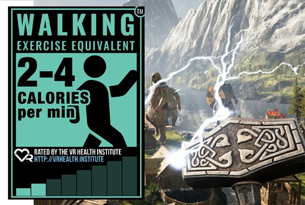 By playing Goodbye Kansas Game Invest's ThunderGod, you’ll get the calorie equivalent of going for a walk. See how many calories you can burn and other details here: buff.ly/2WmIVW2

#virtualreality #vrhealthinstitute #vrhealth #fitness #vr #vrexercise #thundergod