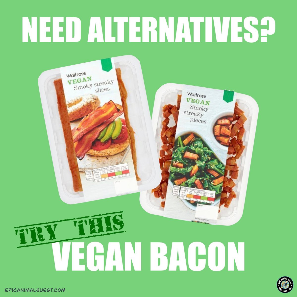 Looking for awesome vegan bacon? Try these! 😘

soo.nr/z40Q

#bacon #vegan #plantbased