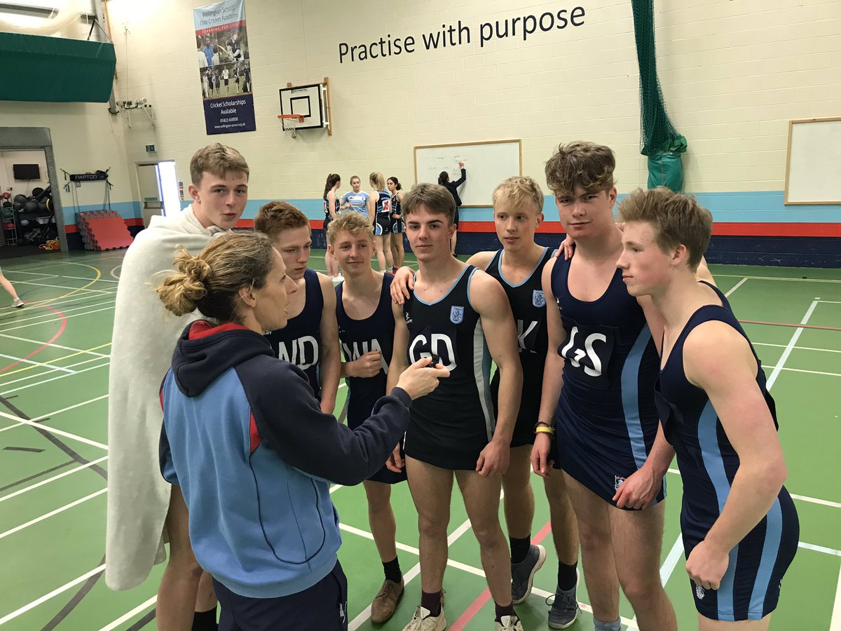 Just what we all needed to lift the spirts! Yr 13 boys v girls netball! The boys were getting the rules chat from Miss Scott before the start! #friendlycompetition