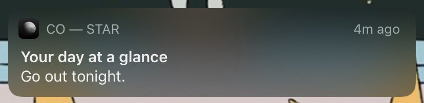 minna_heaton's tweet photo. When @costarastrology isn’t on the same page as everyone about #SocialDistancing https://t.co/DM0mf9yZ4j