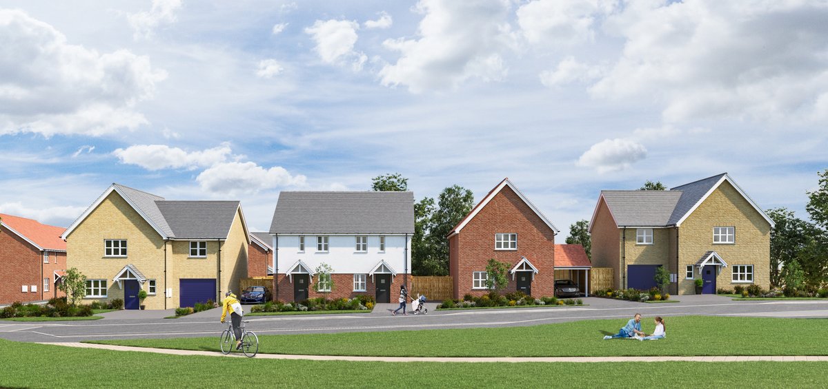 #ComingSoon! #RaynersGreen in #Fordham is a beautiful collection of two, three and four bedroom homes offering the perfect place for a family to call home! Register your interest today on 0808 168 7900! bit.ly/RaynersGreen