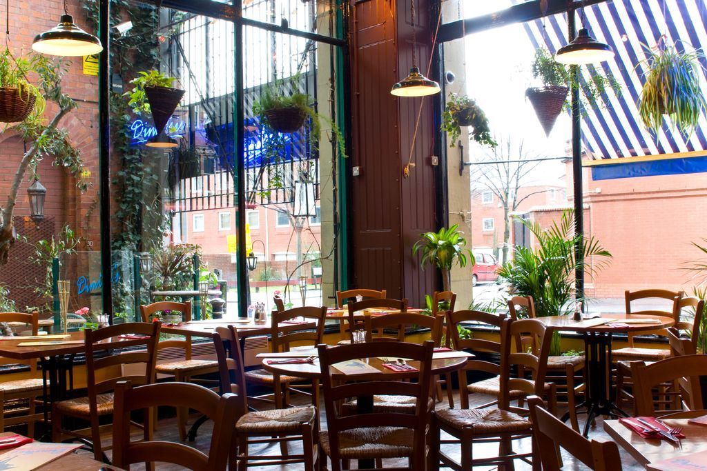 Join us in our gorgeous restaurant for good food and good company! ✨ Were open 12 - 9pm everyday! 

Theres always time to pop in and grab some incredible Greek food! 🇬🇷 

#Manchester #Greekfood #Eatmcr