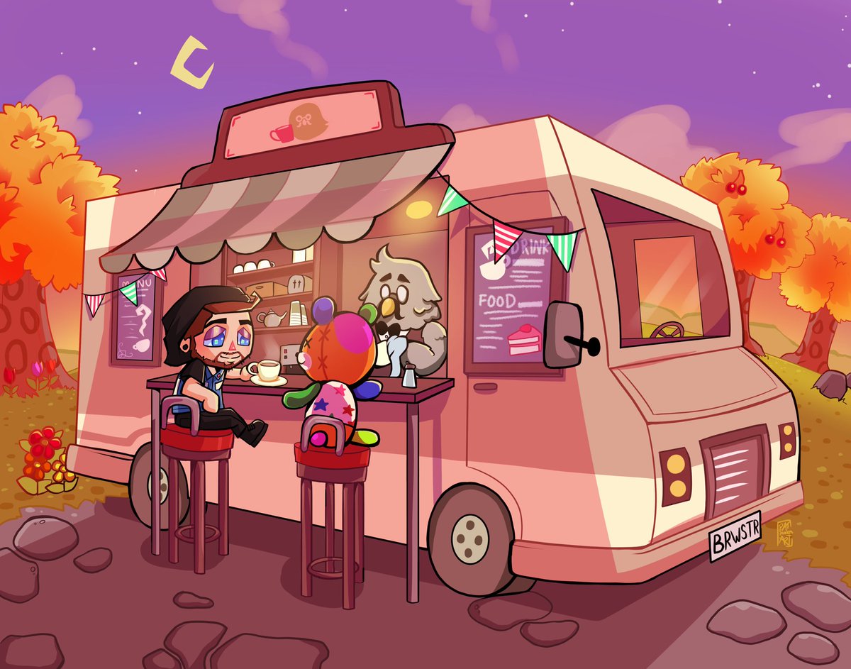 Pat Makes Art Happy Animal Crossing New Horizons Release Day My Favorite Part Of Every Game Is The Roost Cafe What Is Yours Brewster S Truck Is Based On A Design Pat Makes Art Happy Animal Crossing New Horizons Release Day My Favorite Part Of Every Game Is The Roost Cafe What Is Yours Brewster S Truck Is Based On A Design