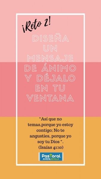 Nosotros también nos unimos al reto que <a href="/DelejuSevilla/">Delegación de Juventud Sevilla</a> Acepta este reto, hazle una foto a tu mensaje de ánimo con las etiquetas #TodoVaASalirBien #Estoycontigo #CuaresmaintimaSG y #YoMeQuedoEnCasa y publícalo¡¡¡