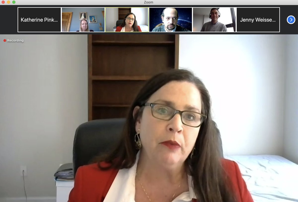 KAPinkard's tweet photo. Thank you @CREW_Network for still bringing us all together during these crazy times. Feels good to all think towards the future as @crew_wendym has so eloquently encouraged us! Makes it feel more manageable. Now time to listen to @SpencerGLevy! @CREWBaltimore #CRE #womeninCRE https://t.co/5AmgAIIUFW