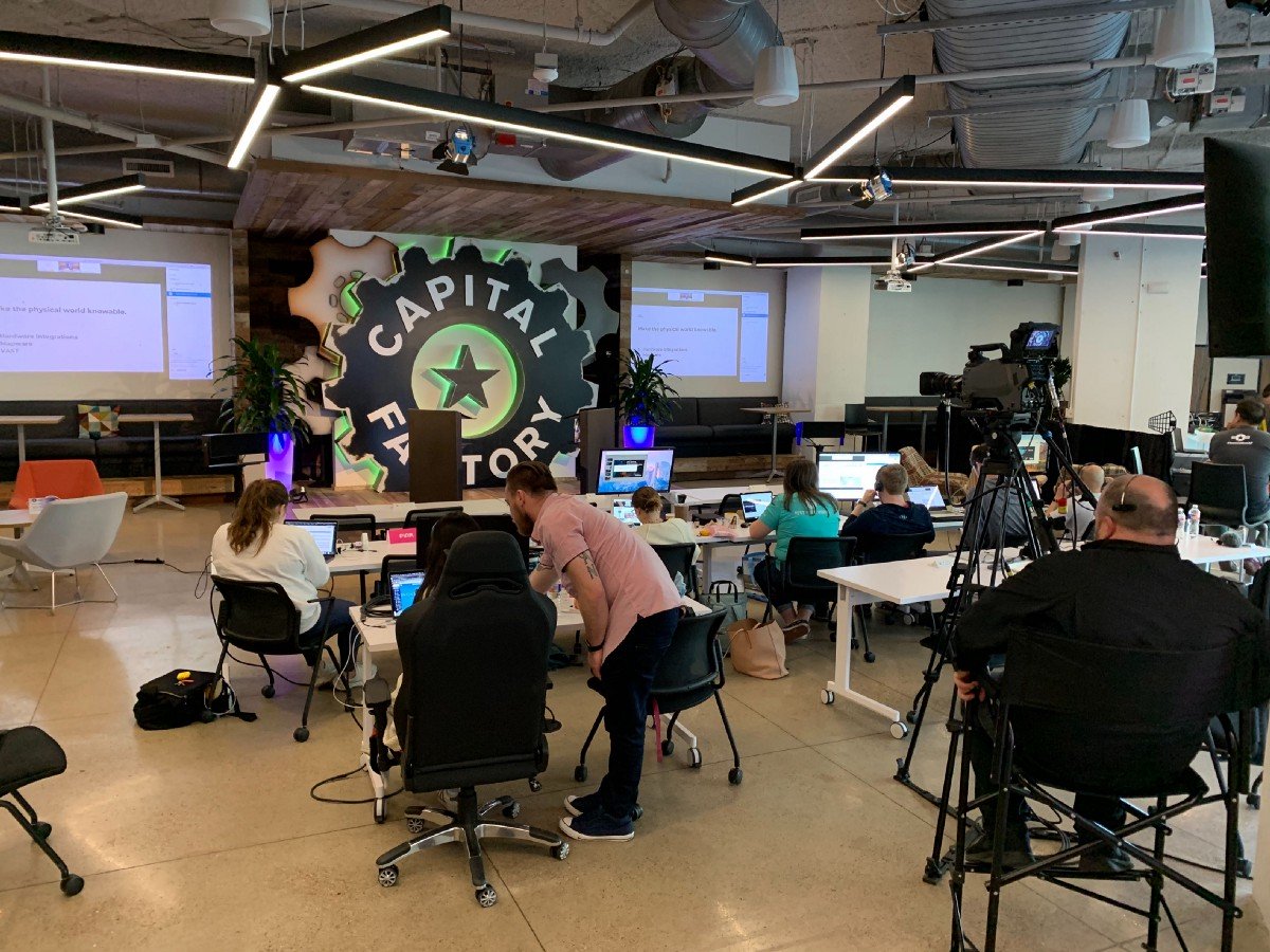 CFDefense ⚙️ (@cfdefense) on Twitter photo What happens when you’re handed lemons? You make lemonade. In the span of three days, <a href="/CapitalFactory/">Capital Factory ⚙️</a> worked with <a href="/AFWERX/">AFWERX</a>, <a href="/usairforce/">U.S. Air Force</a>, and its joint partners to promptly create the one-day virtual Spark Collider/Pitch Bowl. Read more about it: hubs.ly/H0nKsGK0 What happens when you’re handed lemons? You make lemonade. In the span of three days, <a href="/CapitalFactory/">Capital Factory ⚙️</a> worked with <a href="/AFWERX/">AFWERX</a>, <a href="/usairforce/">U.S. Air Force</a>, and its joint partners to promptly create the one-day virtual Spark Collider/Pitch Bowl. Read more about it: hubs.ly/H0nKsGK0