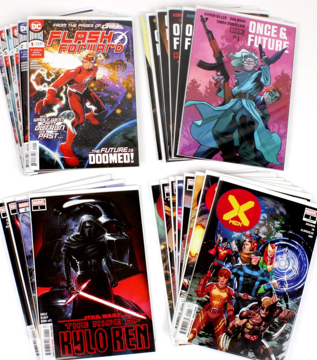 BCWSupplies's tweet image. Follow and RT by Monday, March 23rd for a chance to win a BCW Comic Book Bin, extra Bin Partitions, Premade Bags and Boards, and the comic books listed at bcwsupplies.com/blog/2020/03/2…