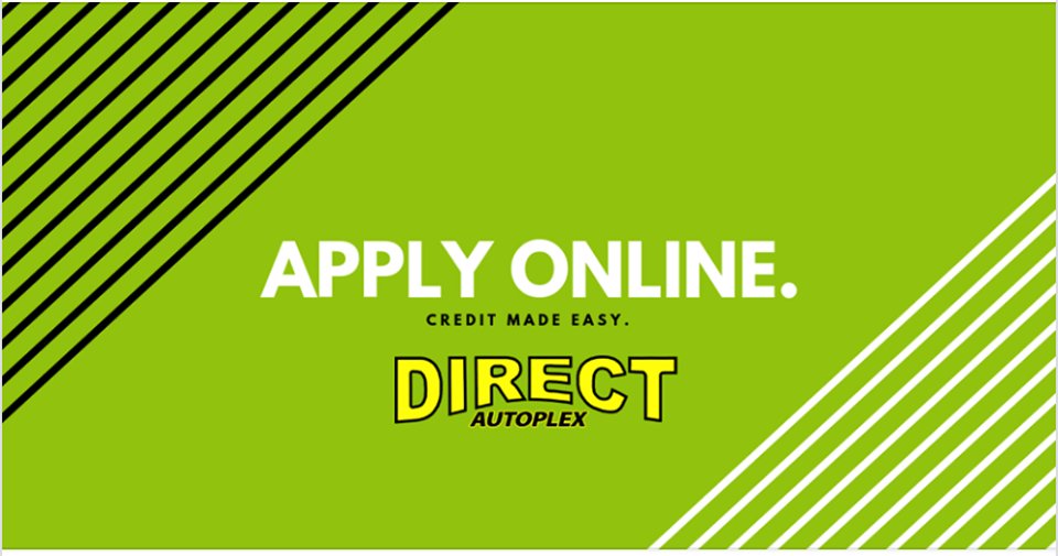 DirectAutoplex's tweet photo. We've made it easy to apply for credit with our online application! Get started now: https://t.co/xA2RBIqNBO https://t.co/RahMTvVbnK