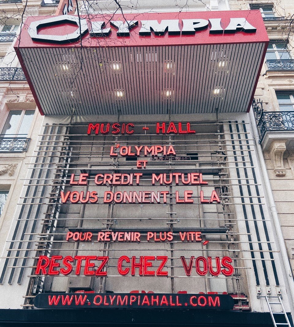 OLYMPIAHALL's tweet photo. Soyons solidaires ❤️ #RestezChezVous https://t.co/d7MjIG1LAB