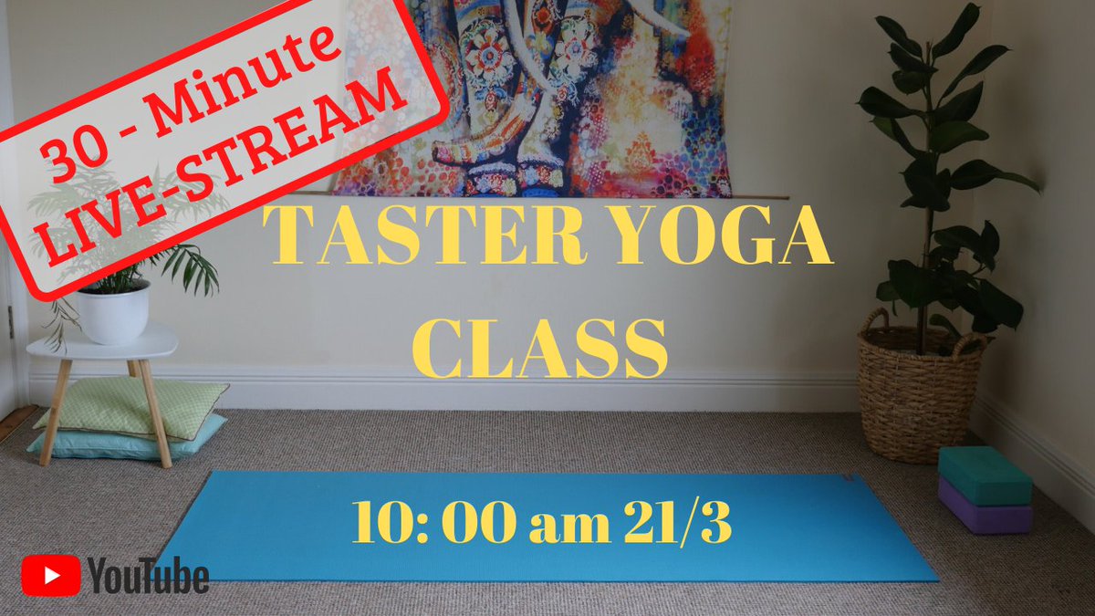 Blue_E_Blogger's tweet photo. You're invited to a Free 30-minute Live Stream Yoga Class Saturday Morning at 10:00pm on YouTube 
Just JOIN the Yoga &amp; Conscious Living WhatsApp Group. 
HERE➡ https://t.co/E6vgC10xu8  The link to the stream will be posted at 9:30 am 
SEE YOU THERE! @mayotourism @wildatlanticway https://t.co/4ANDKwqUpm
