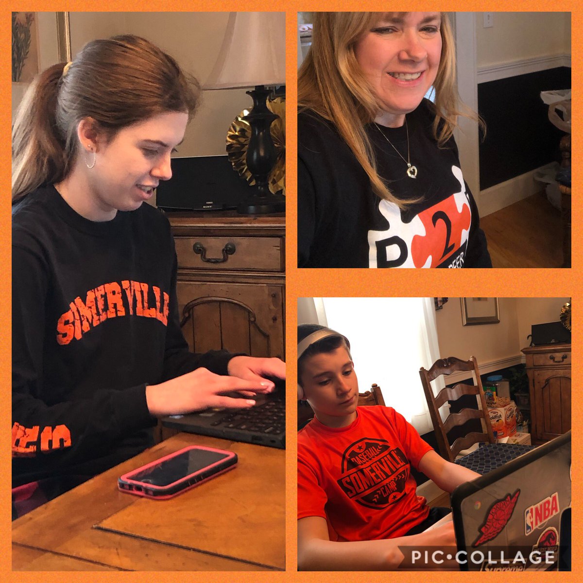 We are showing our #villepride as we continue working on this Friday! #SHSflexiblelearning