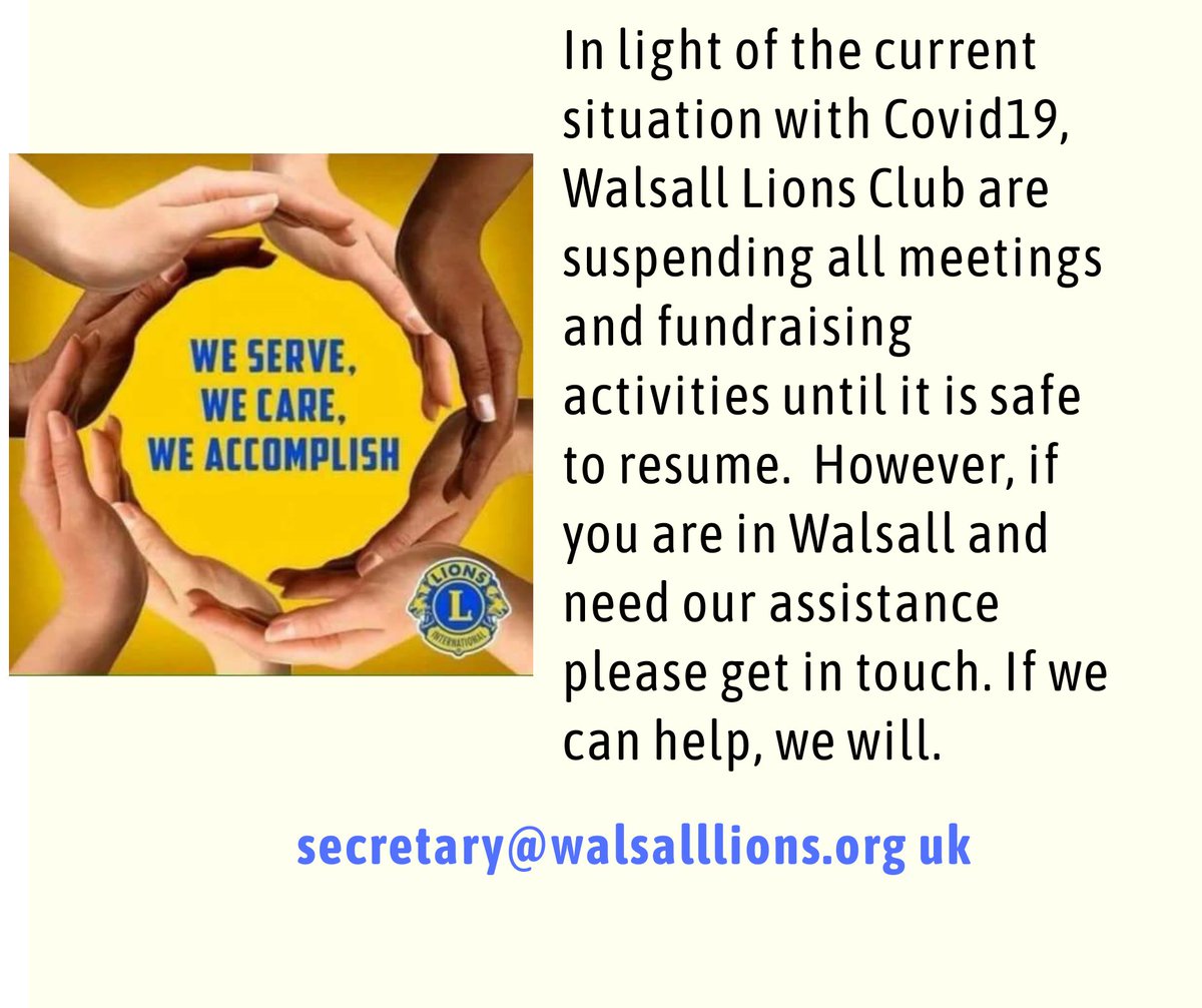 We serve.