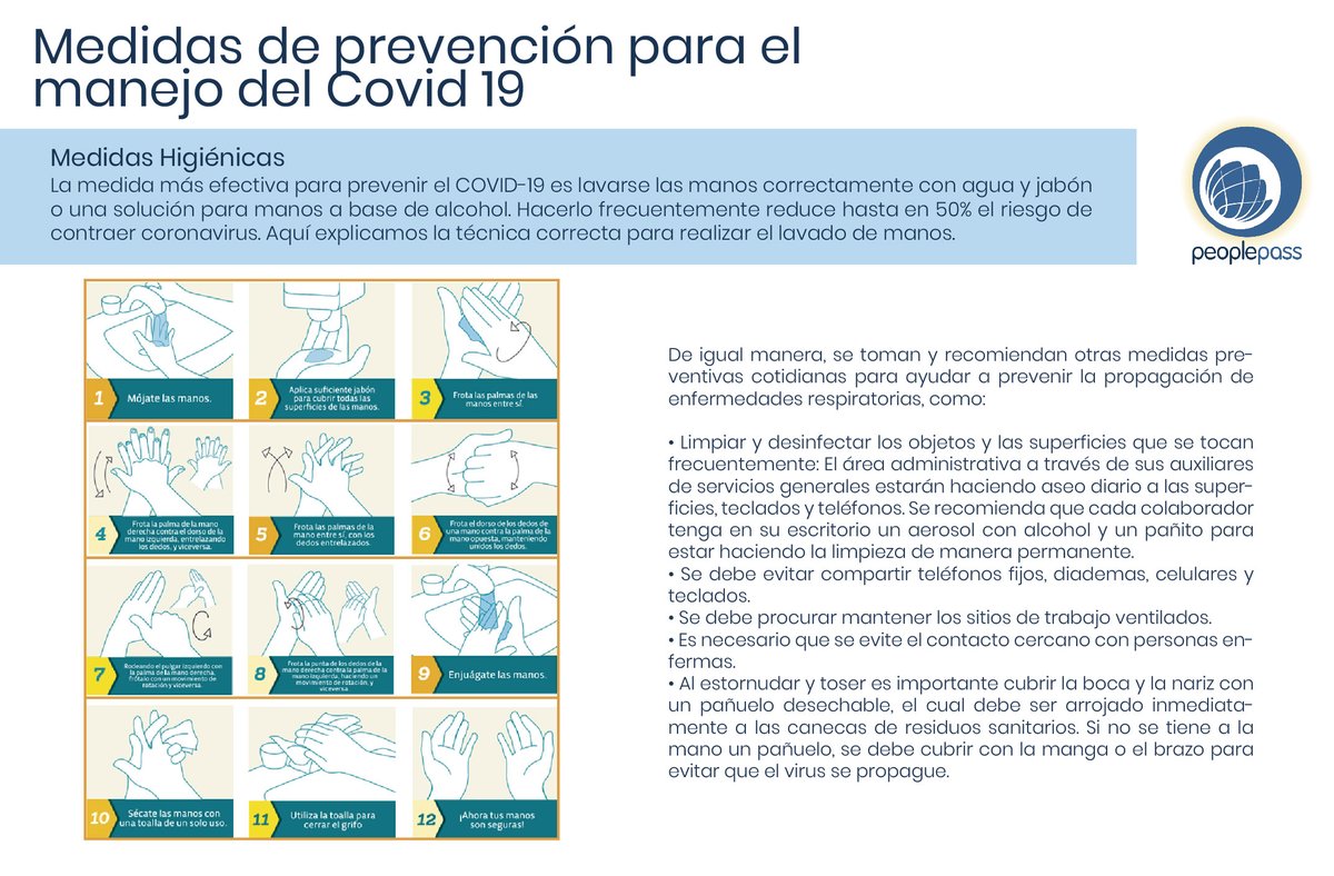 PeoplePass_com's tweet photo. Para #Peoplepass ¡cuidarnos y cuidar siempre es lo primero! https://t.co/ASqDBvjYVw