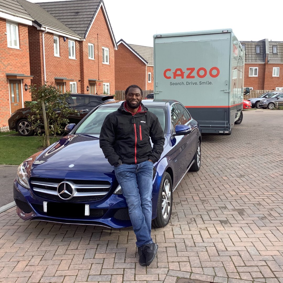 Cazoo on Twitter "This is John. He's just had his Cazoo car delivered