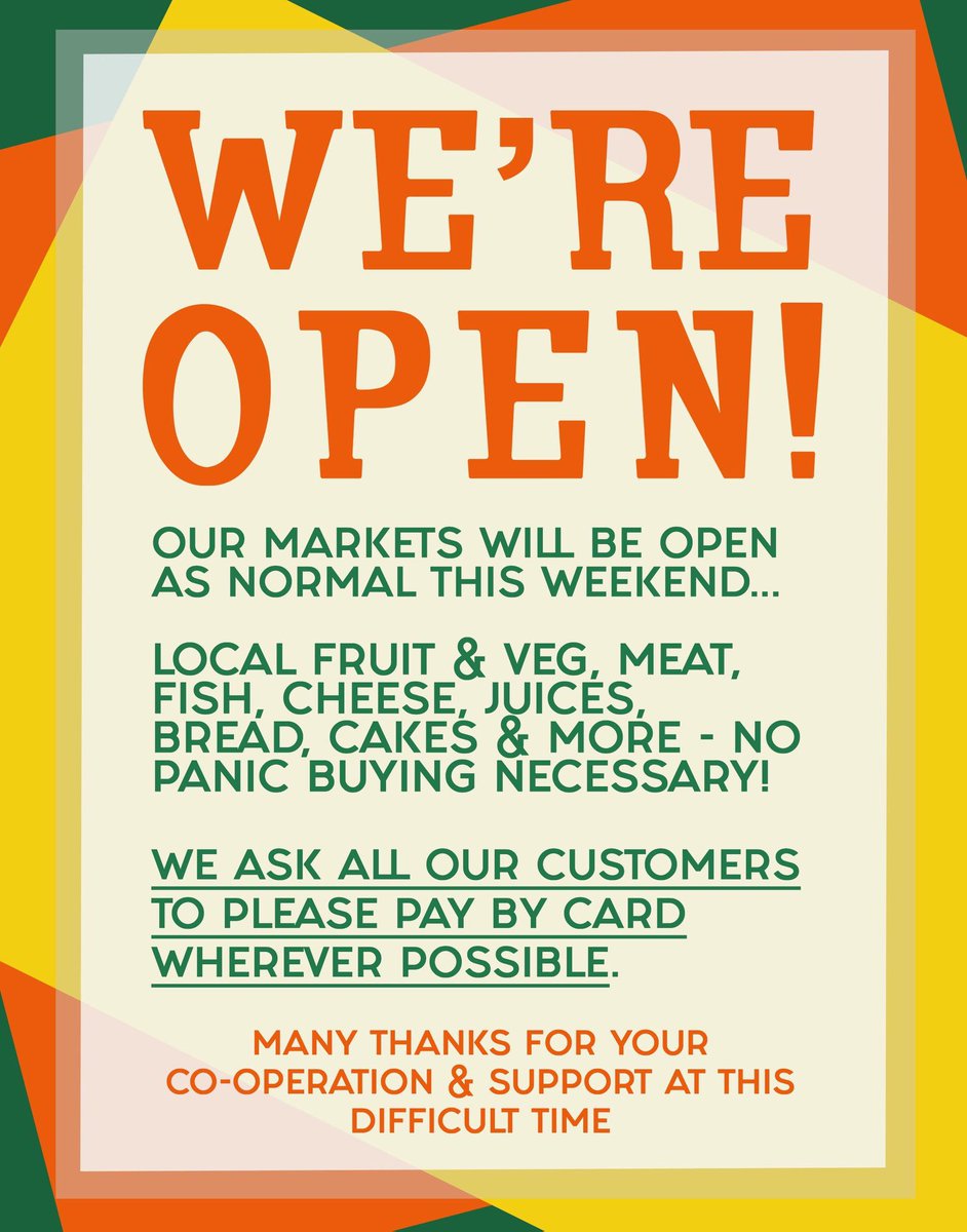 We're open Sunday, to supply essentials to locals. Come and support the producers, and get your groceries here. 10-4pm #hernehill #dulwich #se24 #shoplocal