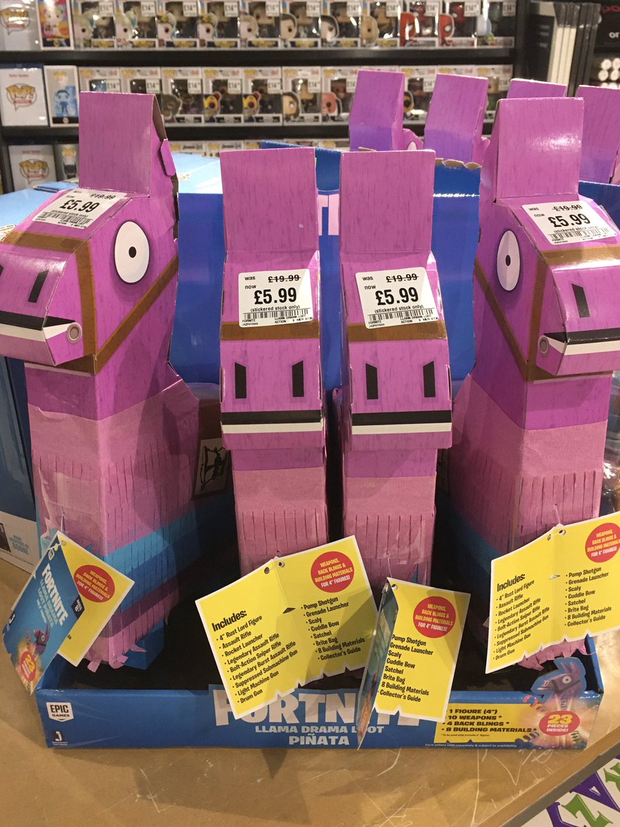 Hmv Nottingham On Twitter Lots Of Roblox Fortnite Toys Reduced Including The 23 Piece Loot Llama Roblox Character Sets Reduced To Just 5 99 Don T Miss Out They Won T Be Here - fortnite llama roblox