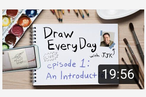 Draw Every Day with JJK:  ep. 1 - Intro youtu.be/p8yhH7AHty8 via <a href="/YouTube/">YouTube</a>  a great resource for our young artists @APSartsalive <a href="/JamestownAPS/">Jamestown Elementary</a>