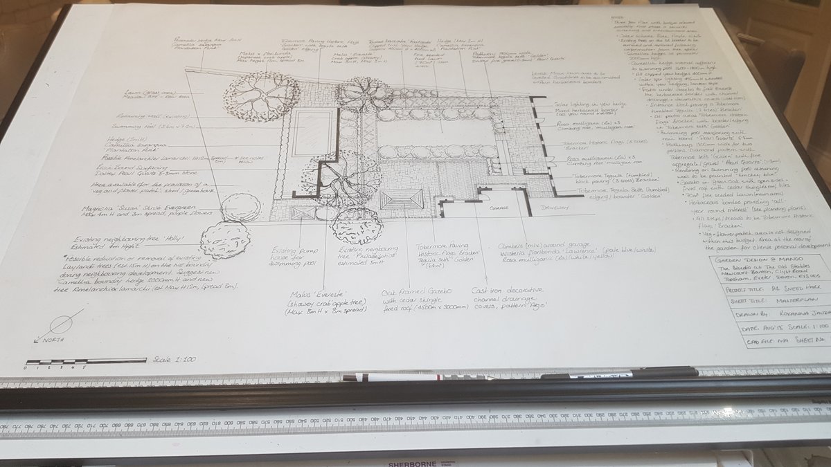 MangoExeter's tweet image. Reflecting on the last decade in Business and I found this old project piece from 2017. It's back to the drawing board as they say so let's use our present time and forthcoming legitimate duvet days to think about designing our gardens for the future.